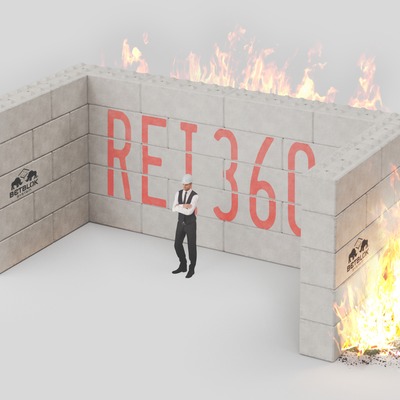 Ściany ogniowe REI 60, REI 120, REI 240